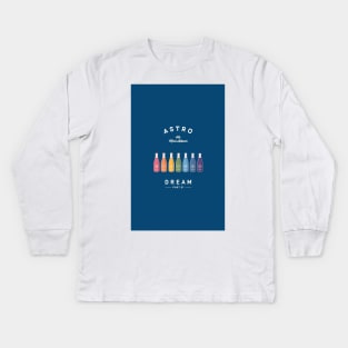 Astro Dream Part 1 - Blue Kids Long Sleeve T-Shirt